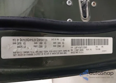 2007 Jeep Compass Sport from USA, damaged, VIN 1J8FF47W67D155805